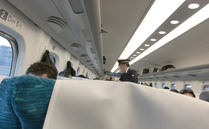 東海道新幹線（グリーン席・指定席）の車内改札が終了