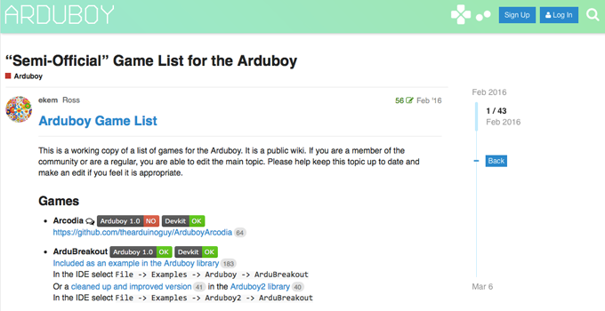 Arduboyにゲームを入れる手順