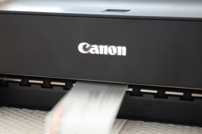CANON PIXUS iP2700で名刺を印刷する